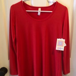 LuLaRoe Red Shirt